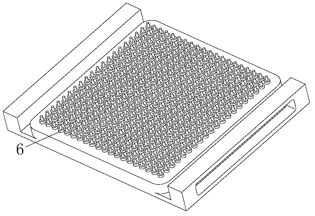 Device and method for arraying and combining screw, spring pad and flat pad