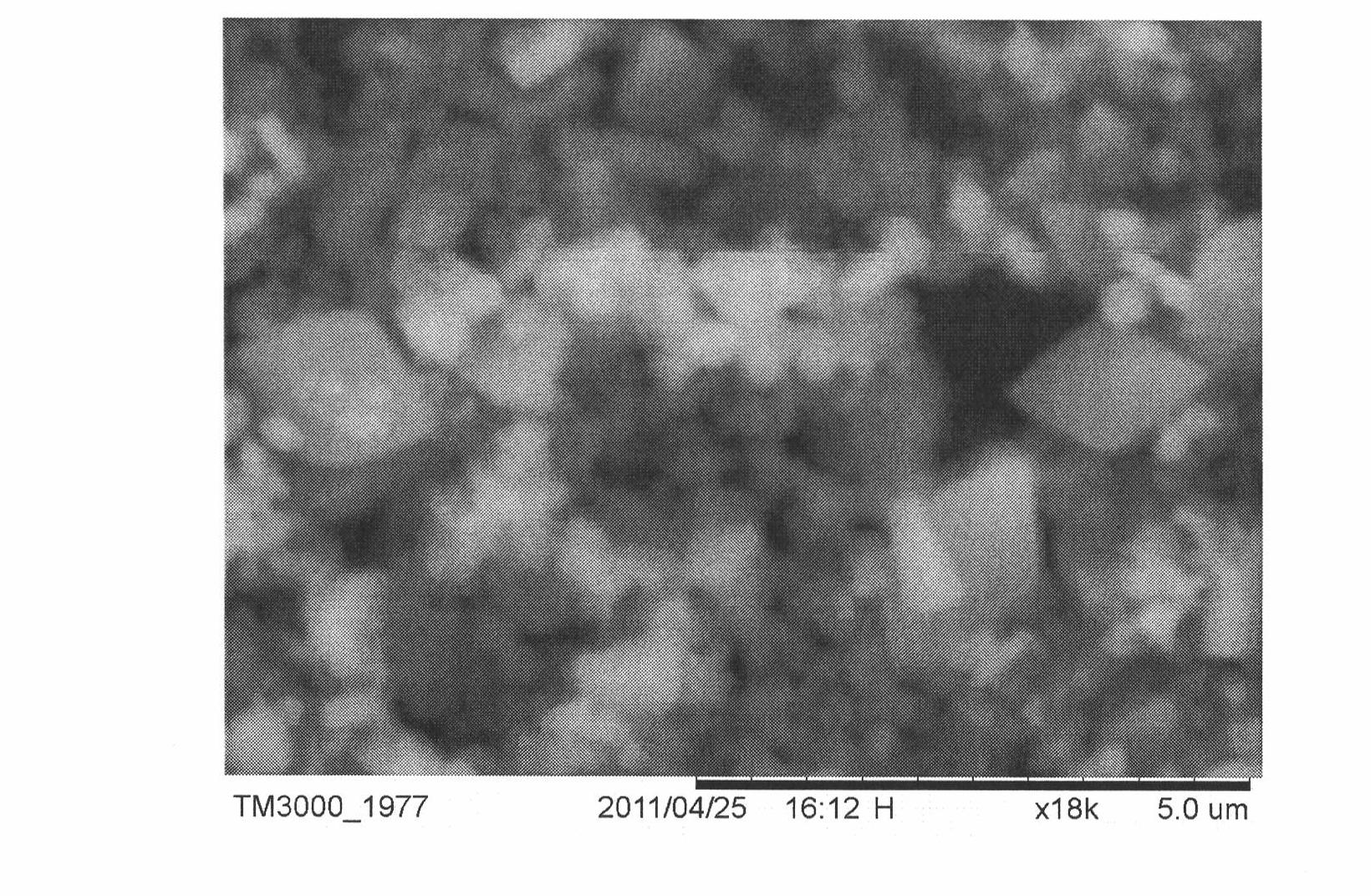 Solvothermal method used for preparing LiFePO4