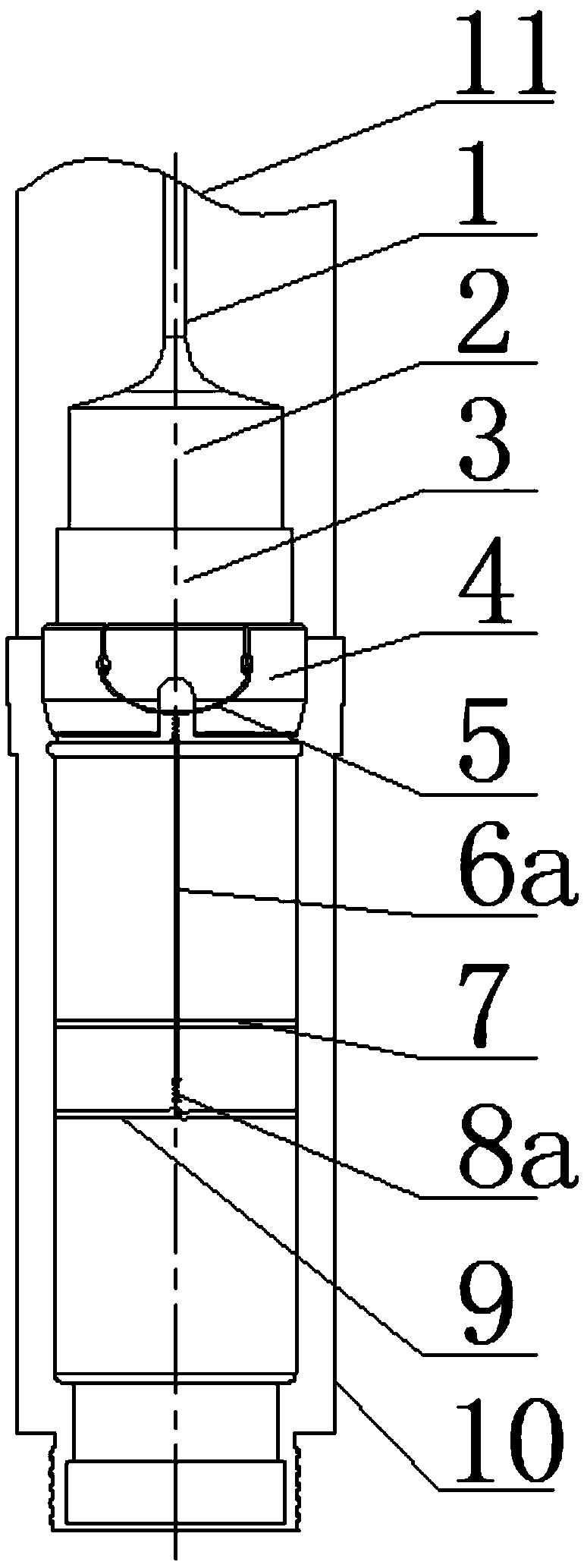 Closure assembly for lunar soil coring soft bag with drawstring buckle