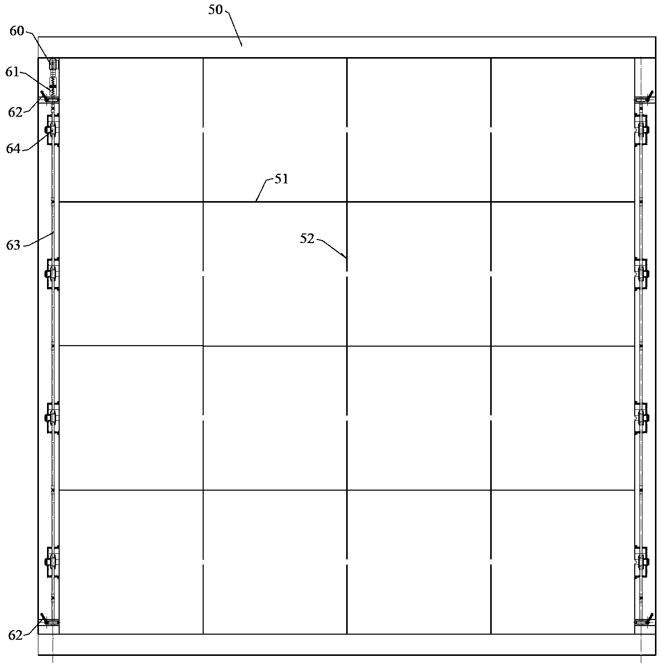 Unit module combined air valve