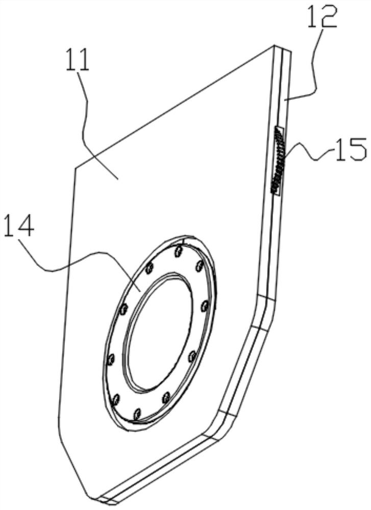 Wafer vertical type rotary electroplating jig and electroplating device