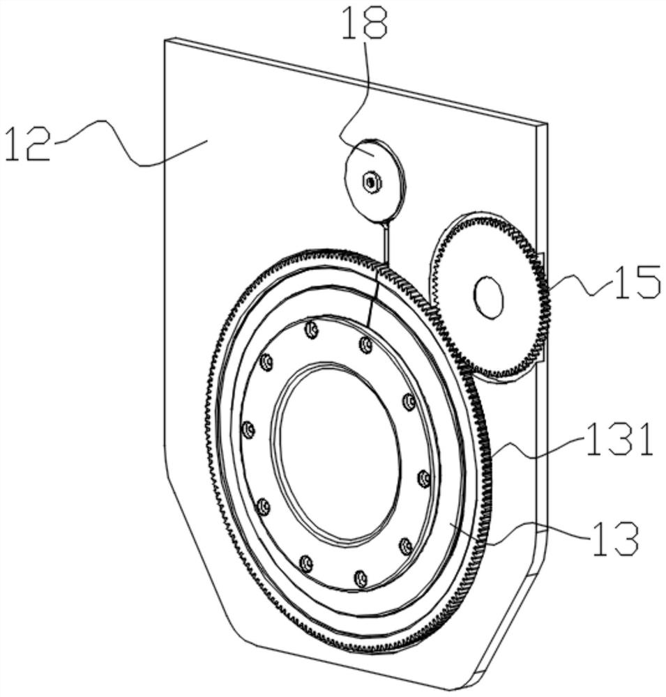 Wafer vertical type rotary electroplating jig and electroplating device