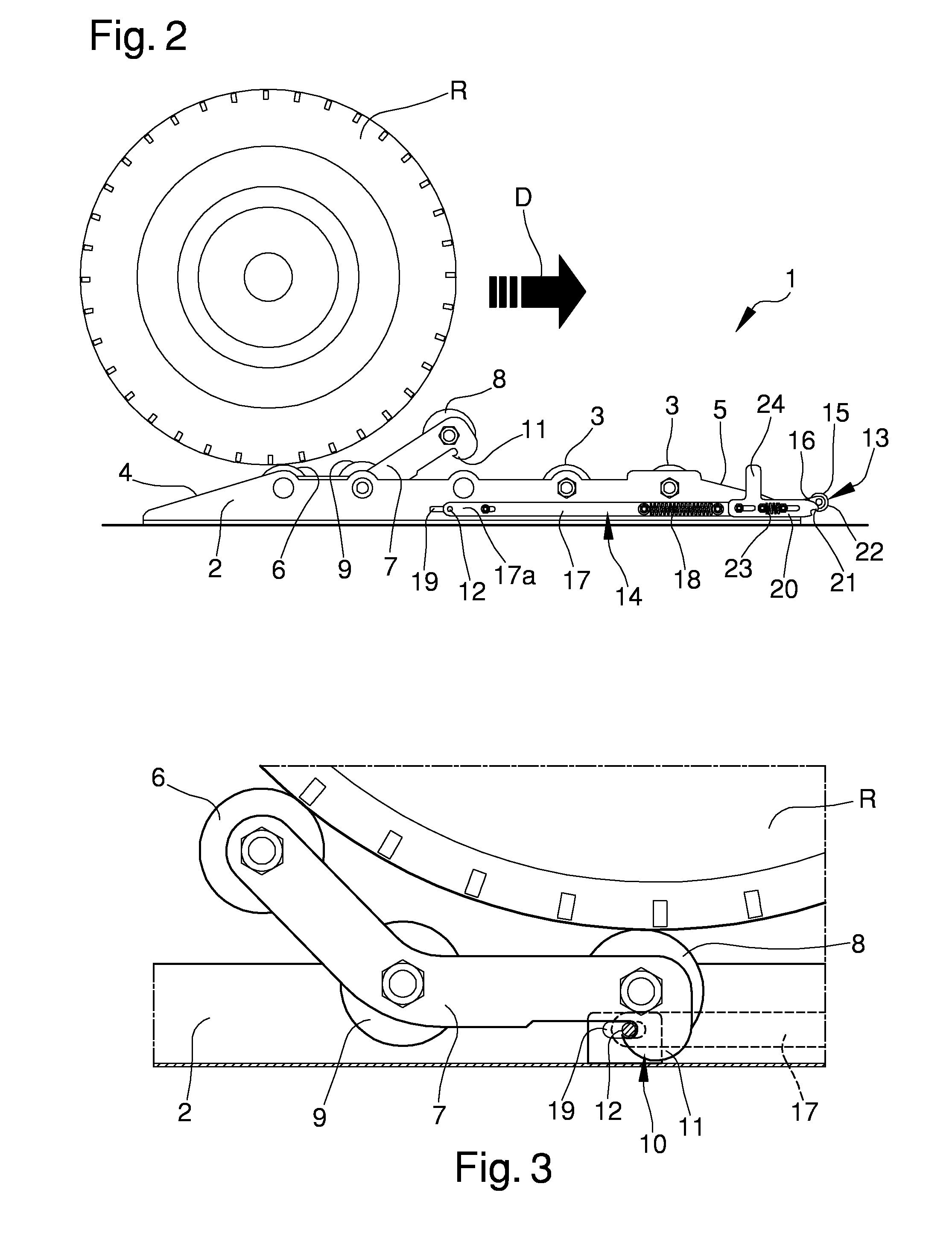 Equipment for test stands of the braking system of vehicles, in particular for four-wheel drive vehicles