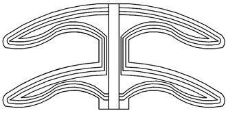 A kind of anti-shock ceramic insulator and its manufacturing method