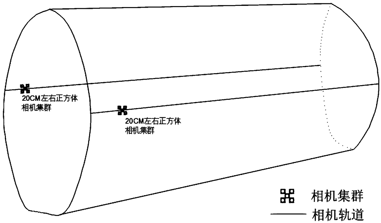 Tunnel deformation monitoring system and method based on digital photogrammetry technology