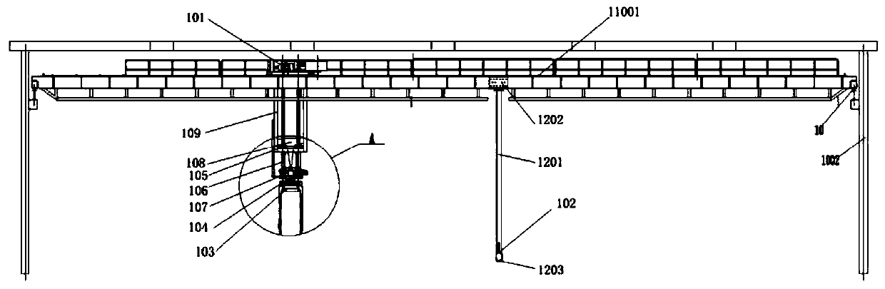 Multi-joint robot destacking and baling production line