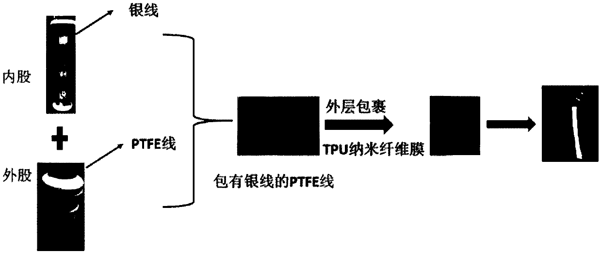 Nano fiber and textile electrode integrated wearable sensing member