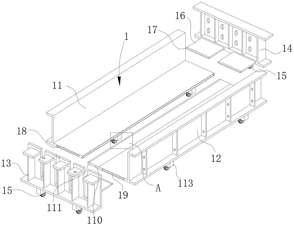 An assembled concrete prefabricated component mold