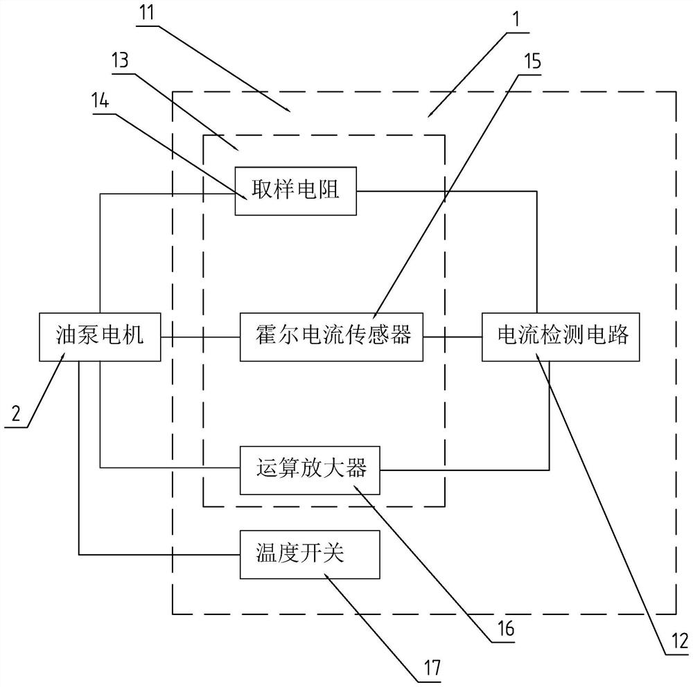 Intelligent control device and method for oil pump state of fuel oil filling machine