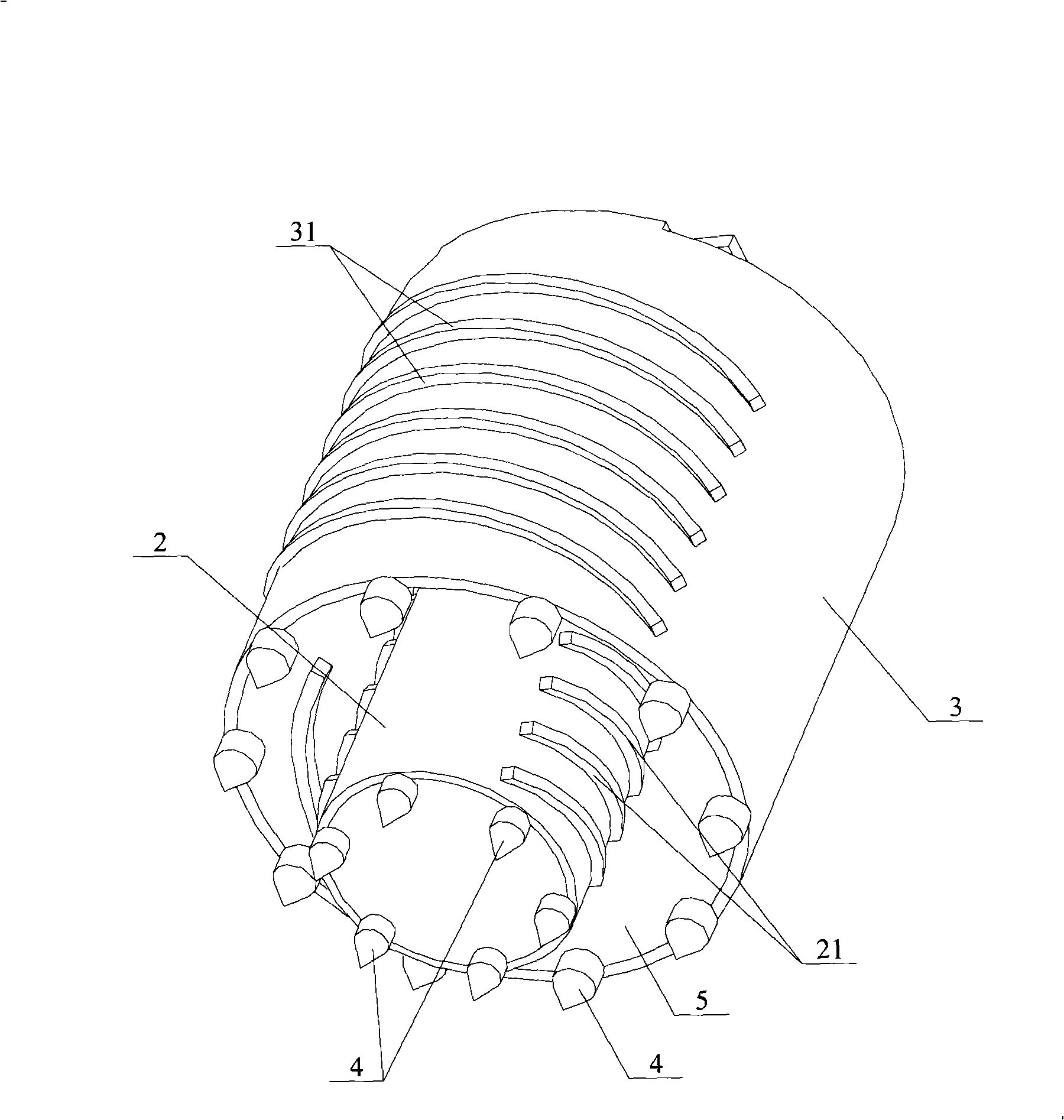 Double-layer barrel type drilling tool