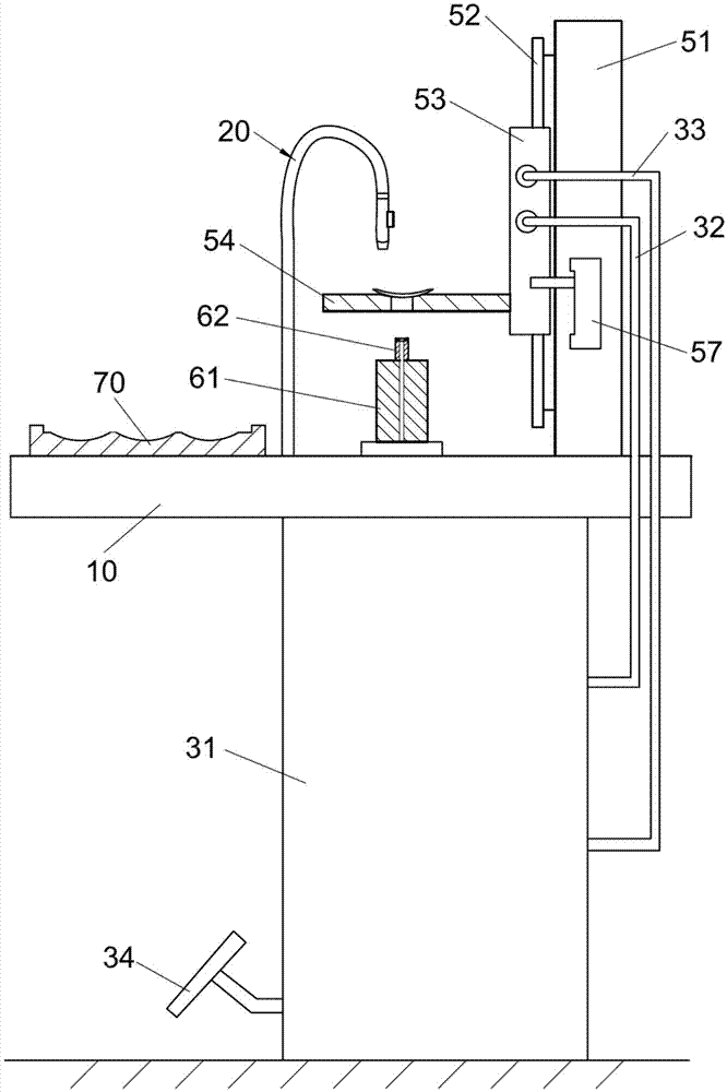 Lens edge ink coating equipment and ink coating method