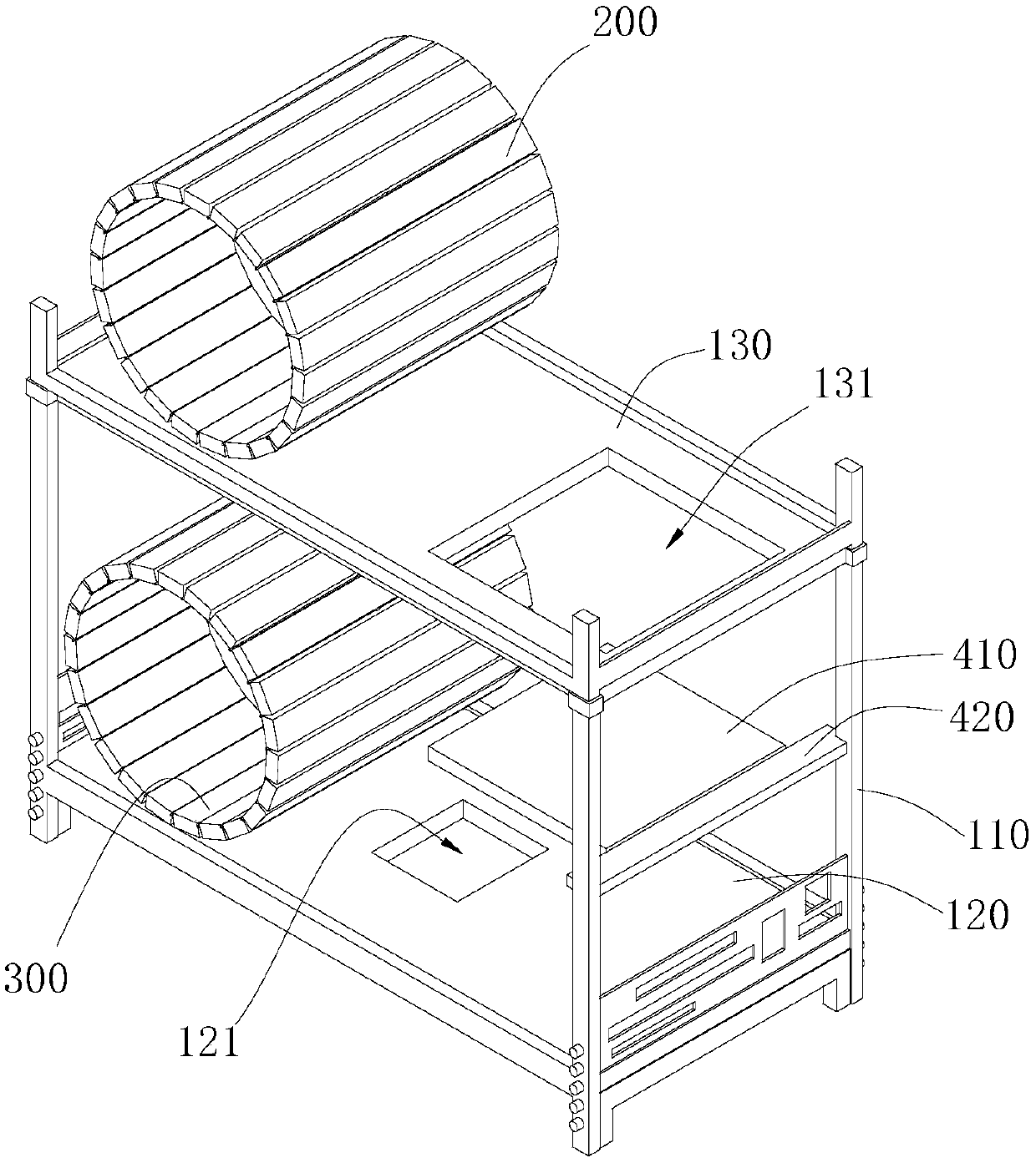 Multifunctional domestic learning bed