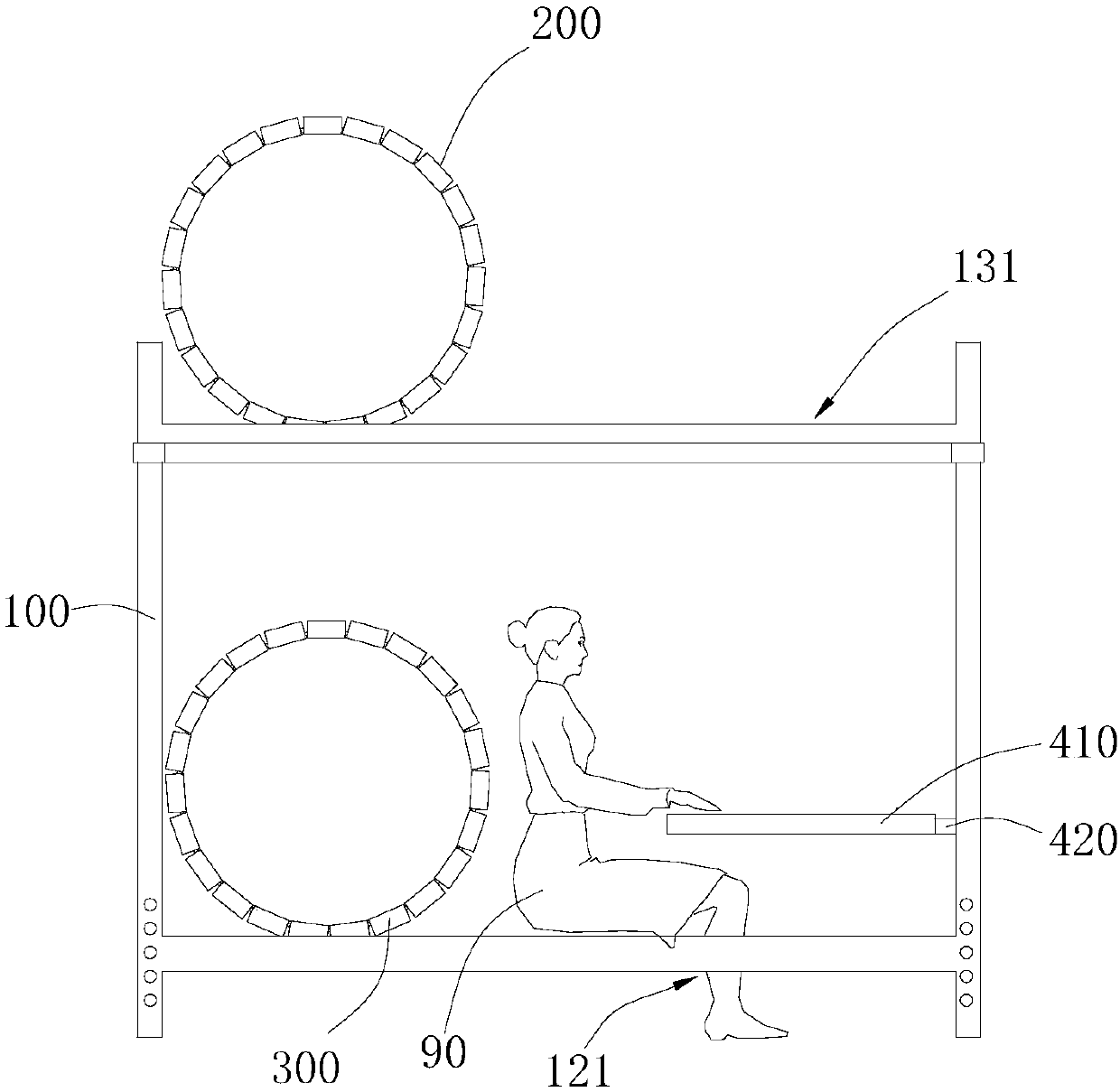 Multifunctional domestic learning bed