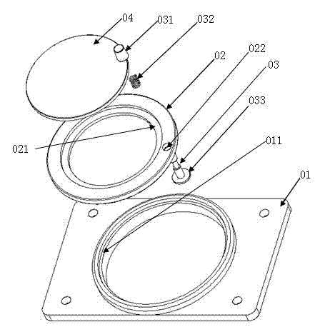 Self-locking type rotating platform