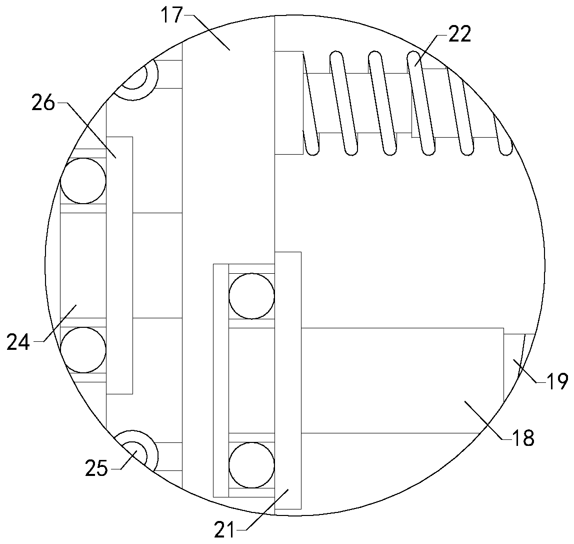 Steel pipe grinding device for rural infrastructure construction