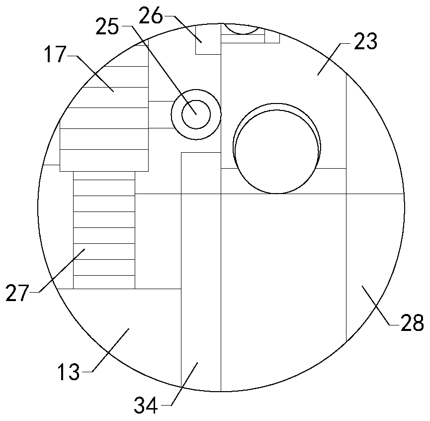 Steel pipe grinding device for rural infrastructure construction