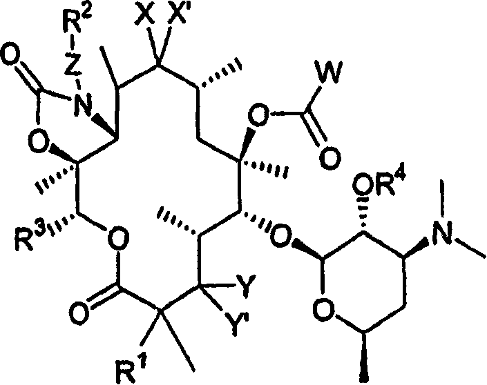 6-O-acyl ketolide derivatives of erythromycine useful as antibacterials