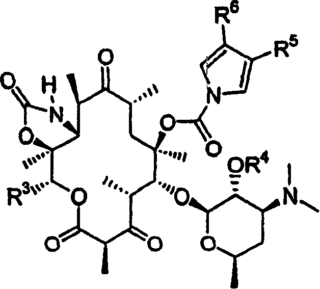 6-O-acyl ketolide derivatives of erythromycine useful as antibacterials