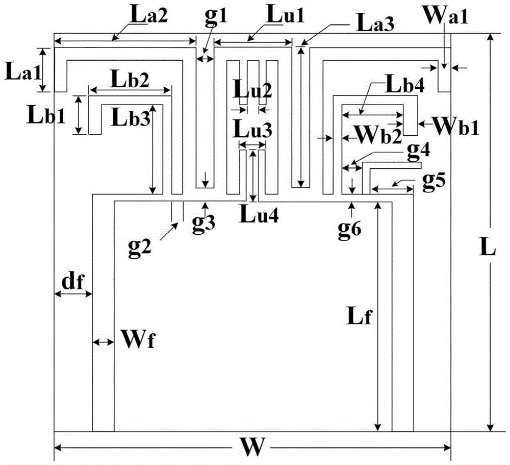 Triple-band MIMO (Multiple Input Multiple Output) antenna used for WLAN (Wireless Local Area Network) and WIMAX (World Interoperability for Microwave Access)