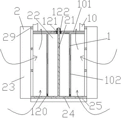 Liquid dispensing device with layered structure seal strip and ball thrust bearing