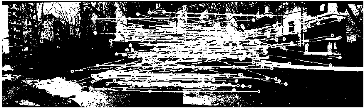 Image splicing method based on improved image fusion