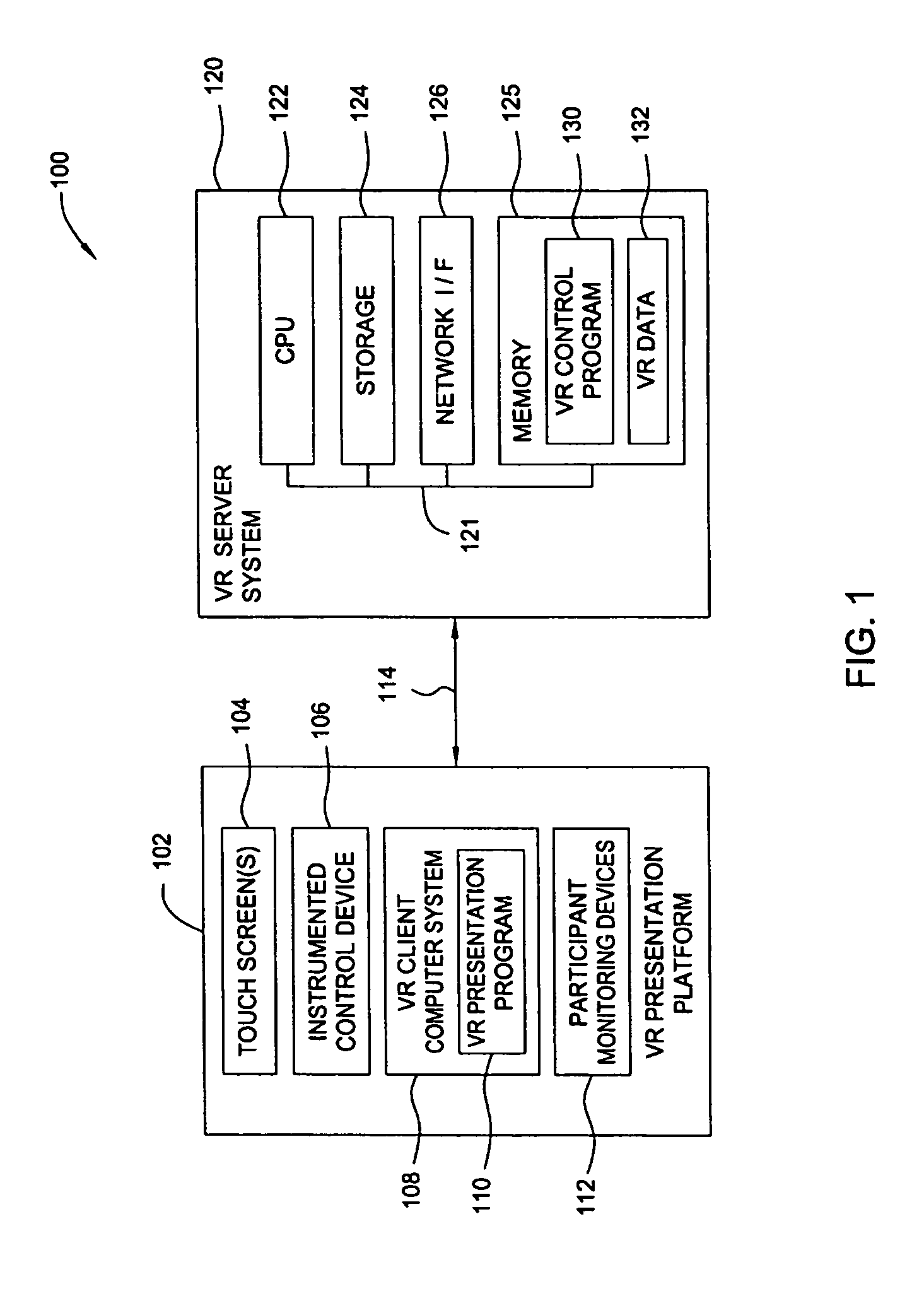 Virtual reality system including smart objects