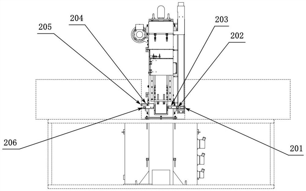 Cantilever type automatic marking equipment