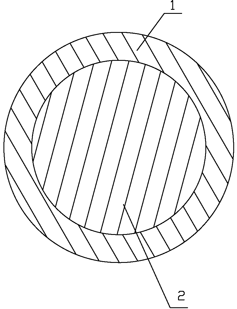 Fiber rope with surface coated with polymer and preparation method of fiber rope