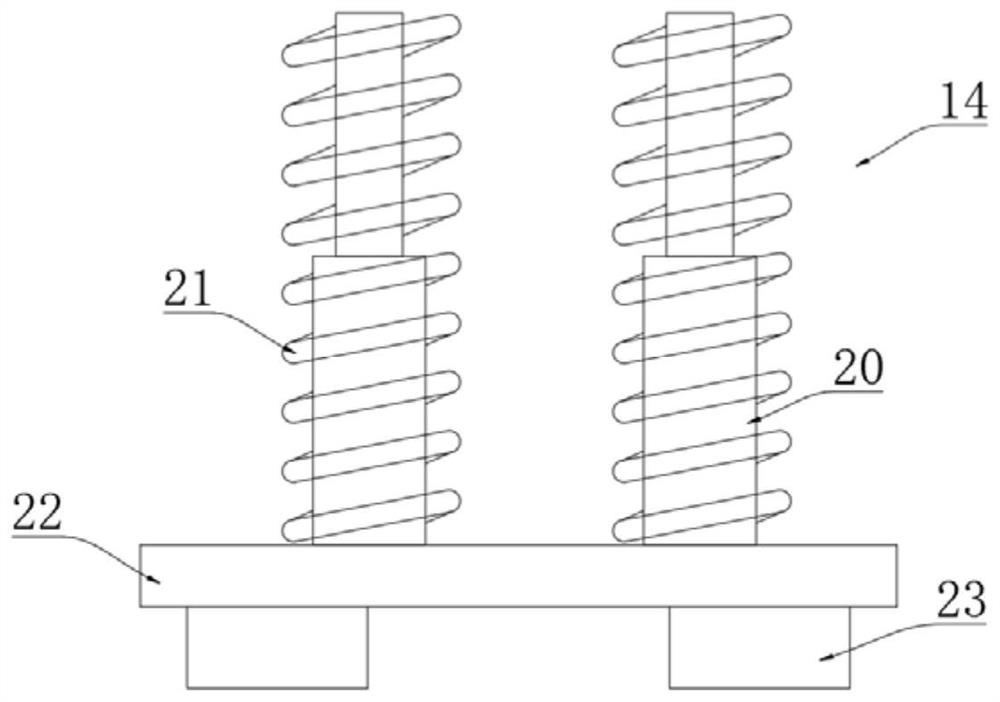 Continuous stamping device for stainless steel sleeves