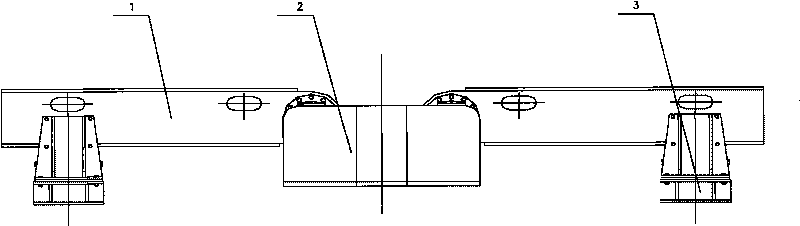 Novel self-potential riding wheel supporting device of rotary cement kiln