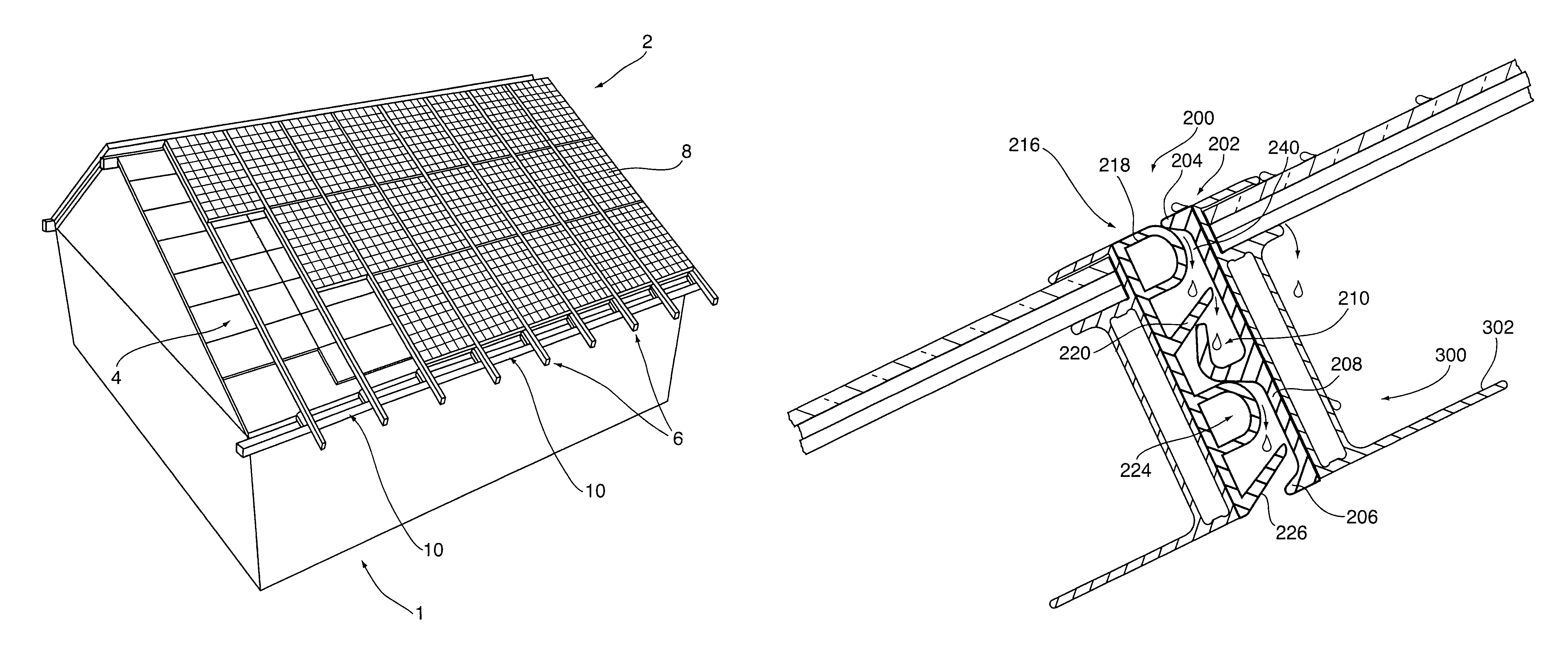 Solar panel roof surface