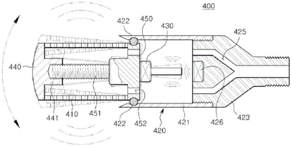 Device for producing microbubble water by using ultrasonic vibrator, cell culture medium containing microbubble water, cell culturing method using same, high efficiency mixed fuel using microbubbles, and method for manufacturing same