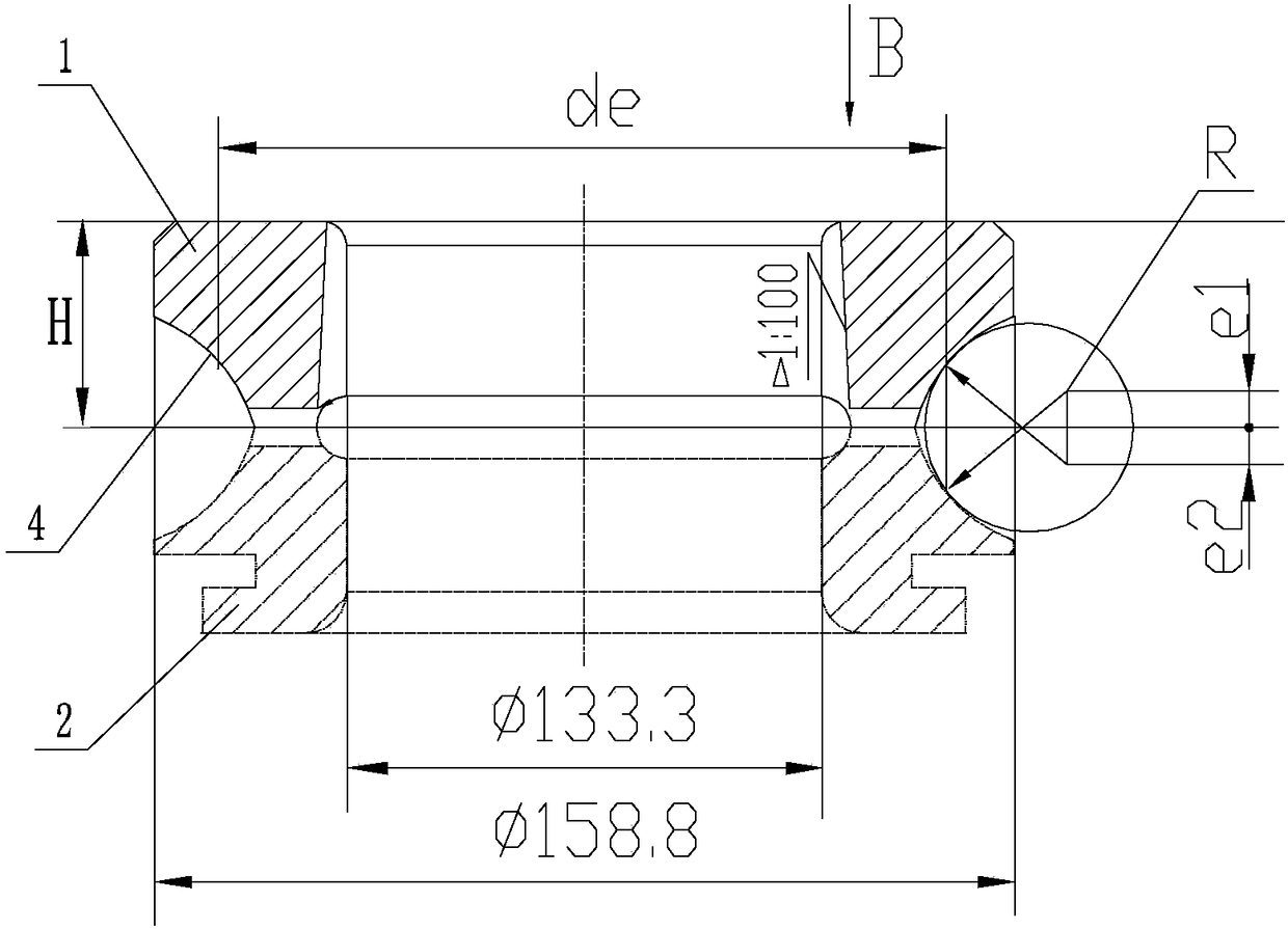 A Grinding Process for Double Half Inner Rings of Angular Contact Ball Bearing Rings with Oil Grooves