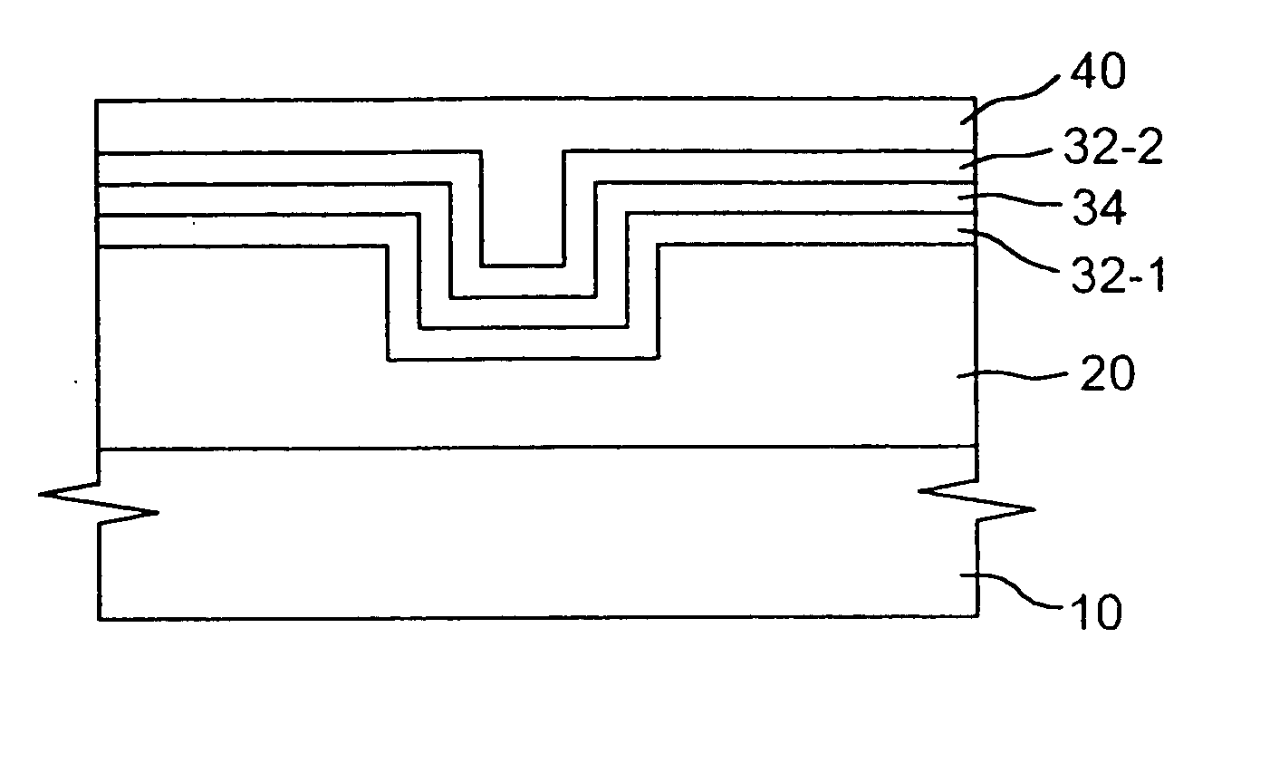 Copper interconnect structure having stuffed diffusion barrier