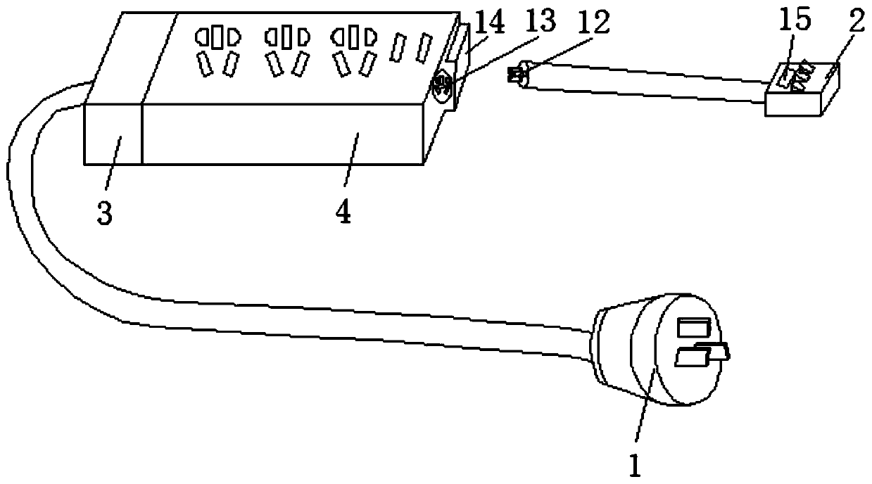 Split-type switch patch board