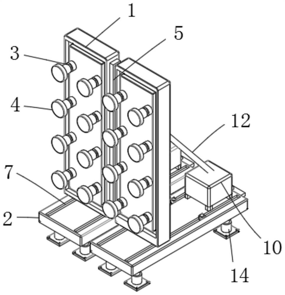 Inclination prevention supporting equipment for structure