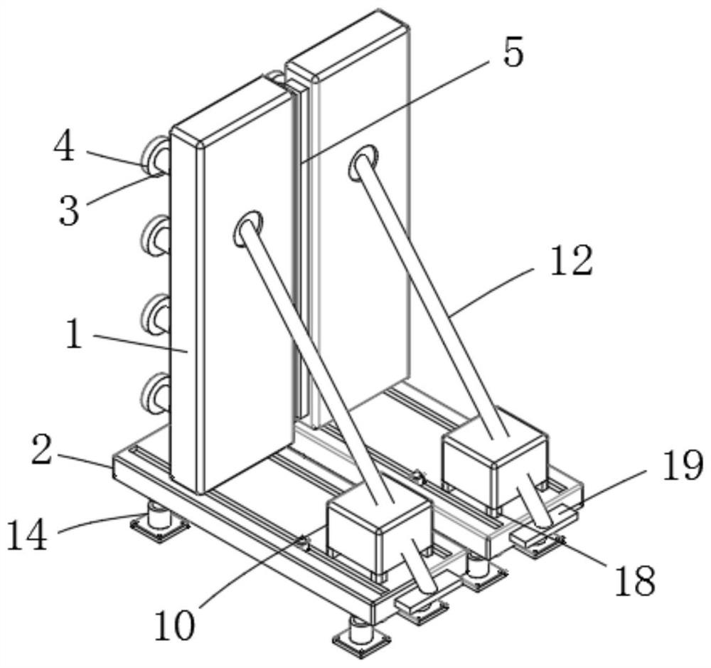 Inclination prevention supporting equipment for structure