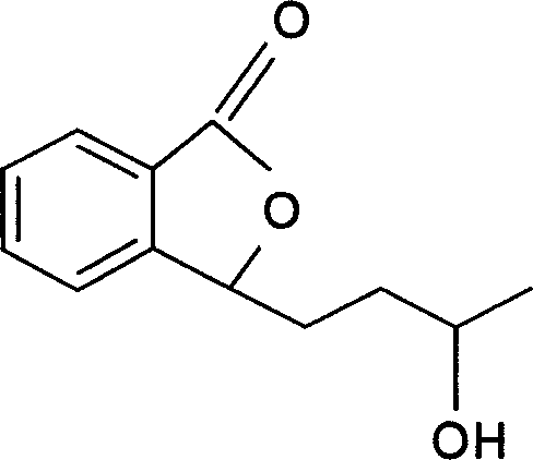 Application of butylbenzene phthalein homolog in preparation of medicine for treating cerebral ischemia disease