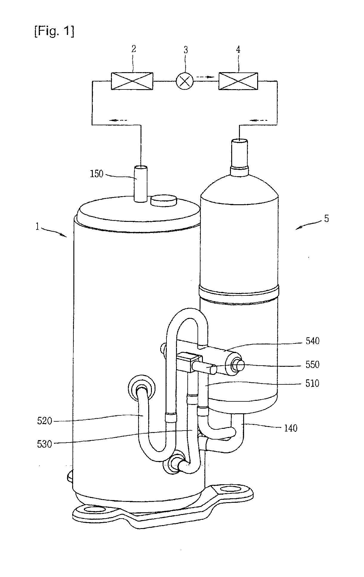 Variable capacity type rotary compressor