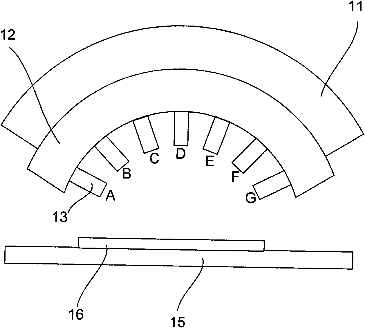 Optical testing device