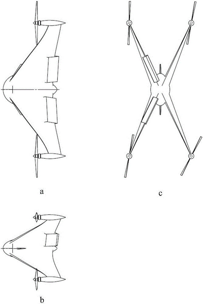 Detachable tailstock type vertical take-off and landing unmanned aerial vehicle