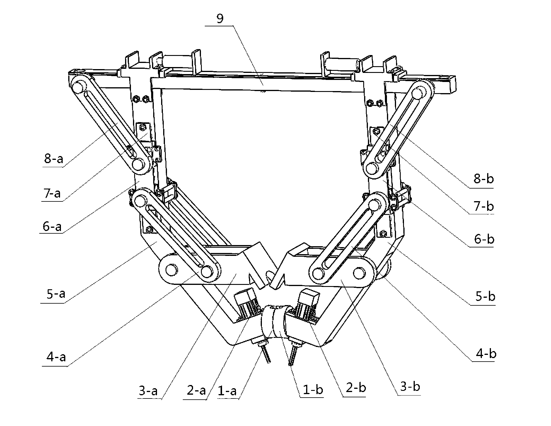 Flower transplanting paw with function of gathering leaves