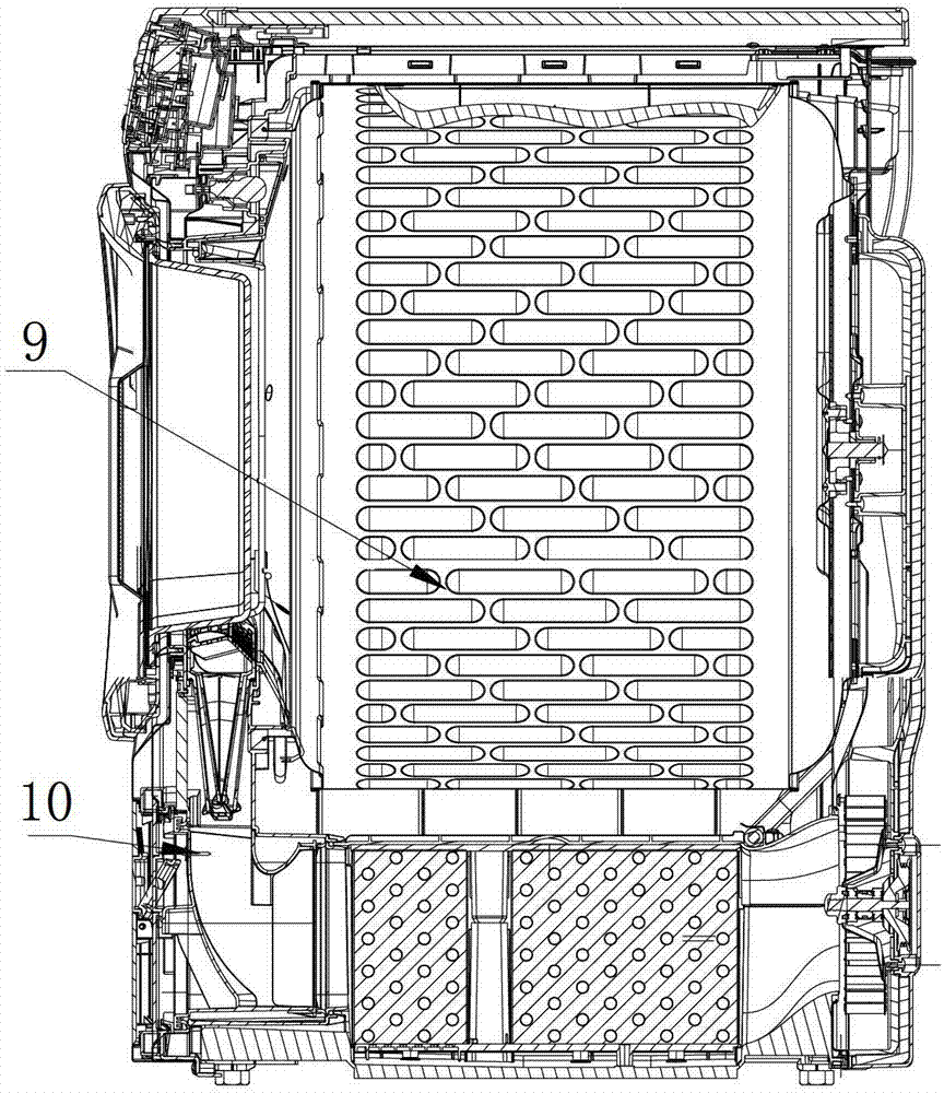 A control method for judging the clogging of the lint filter of a heat pump clothes dryer and the clothes dryer