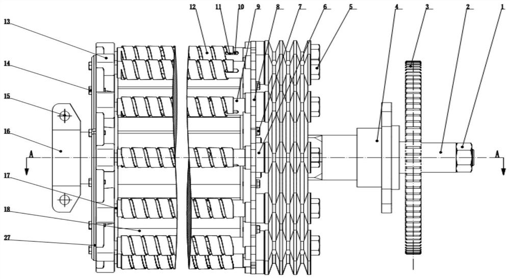 Drum-type vertical spindle cotton picking system