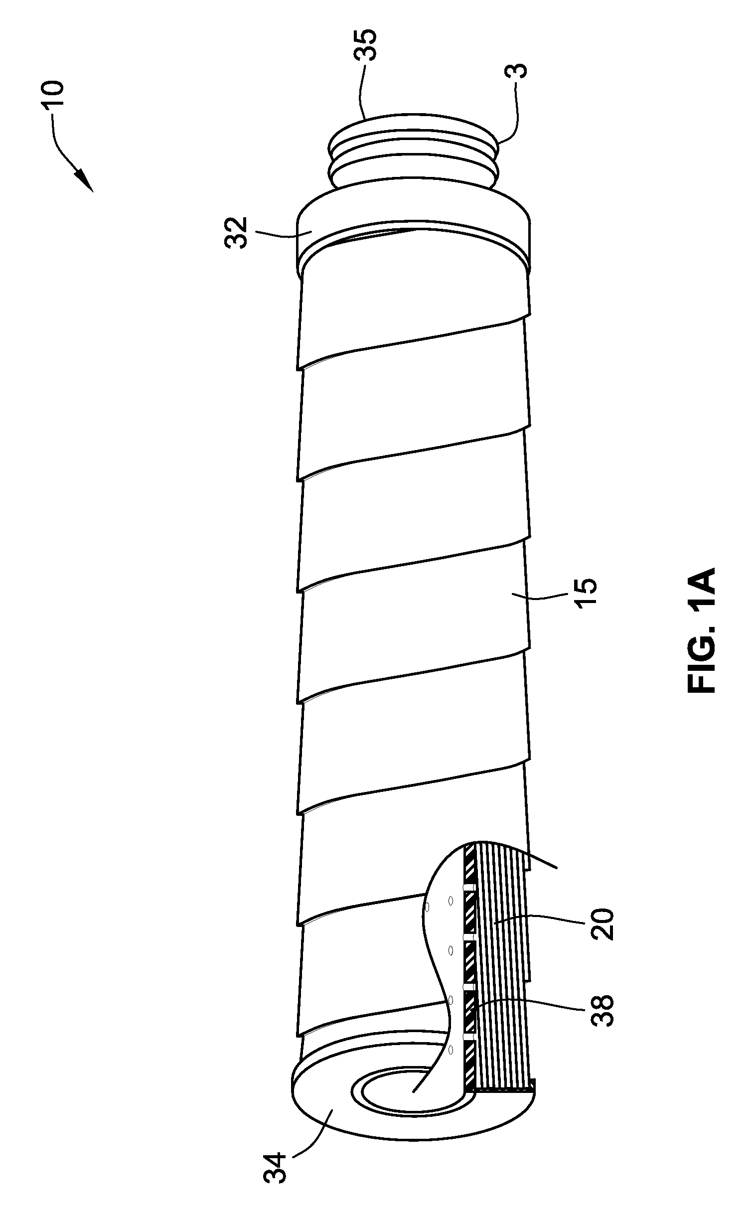 Non-pleated tubular depth filter having fine fiber filtration media