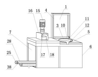 Automatic winter melon paste stuffing weighing and conveying device