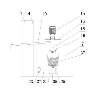 Automatic winter melon paste stuffing weighing and conveying device