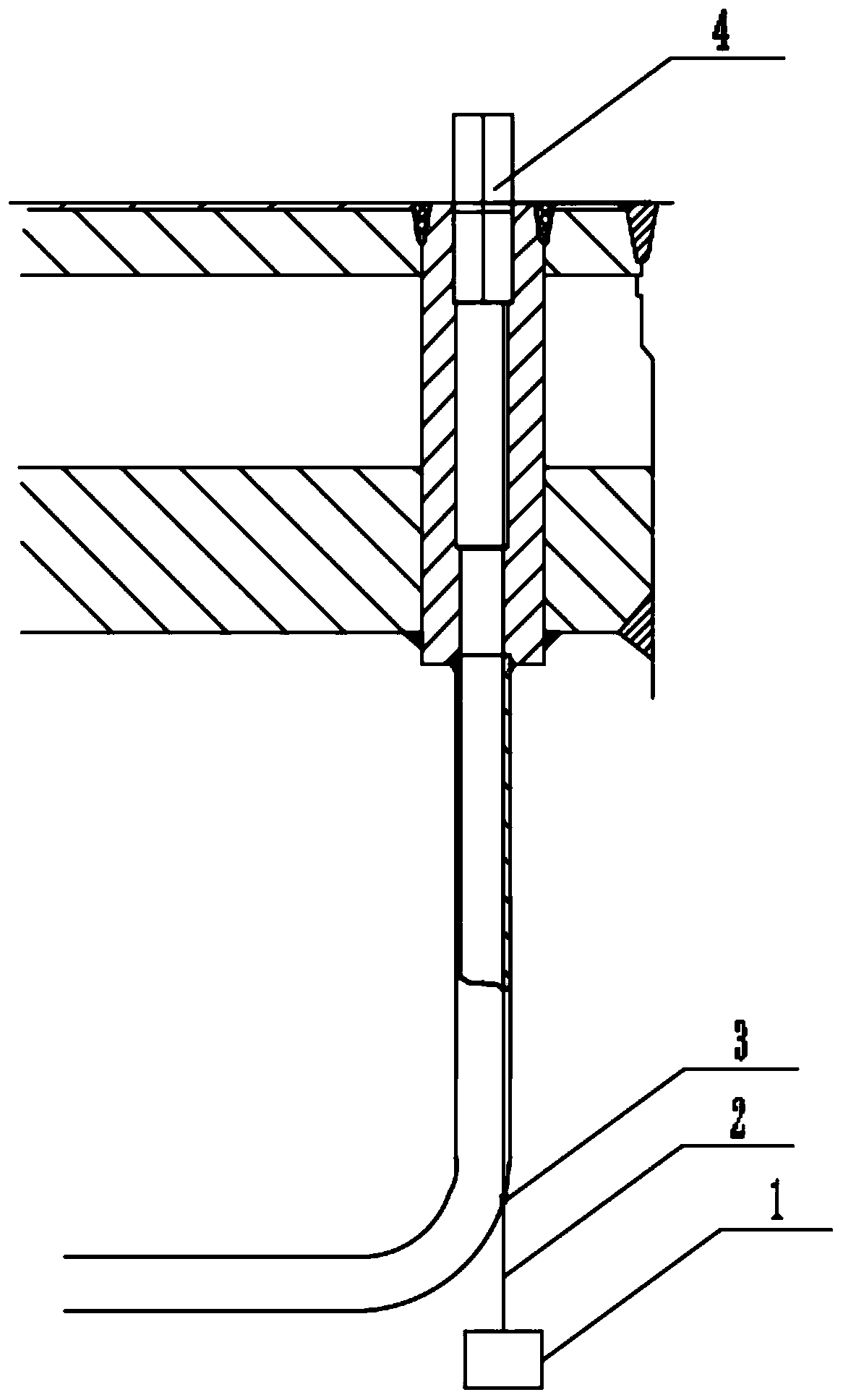 Feed pipe for reduction furnace, reduction furnace and method for adjusting aperture of feed pipe