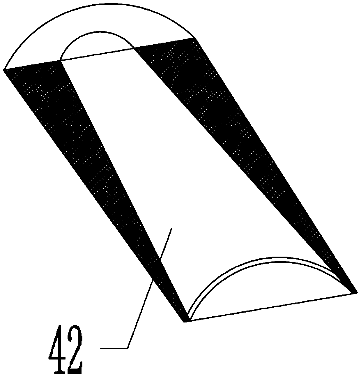 Feed pipe for reduction furnace, reduction furnace and method for adjusting aperture of feed pipe