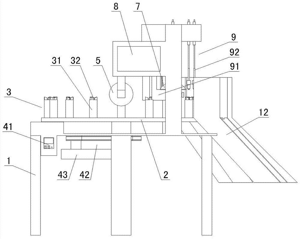 Gan Pu tea fruit grading apparatus using machine vision technology, and method thereof